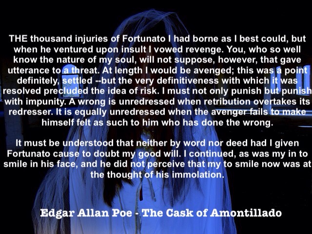 Poe - The Cask of Amontillado Quote
